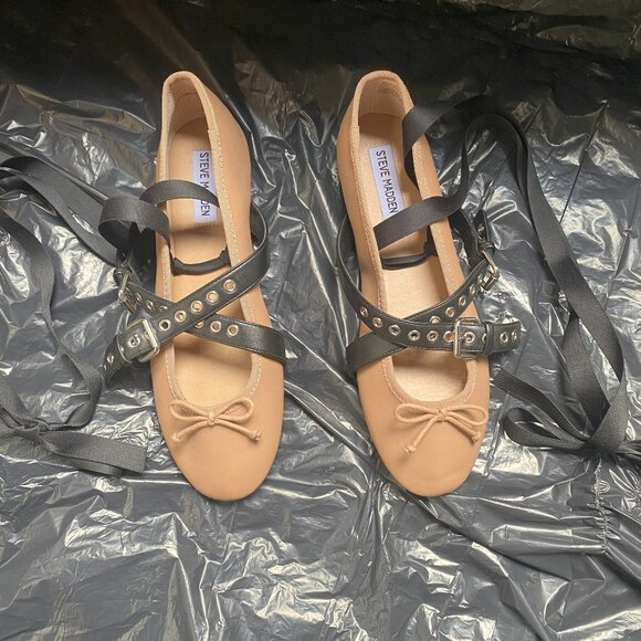 Sz 10 Steve Madden Baylen Blush Ballet Shoes - Never Worn! - Picture 2 of 5